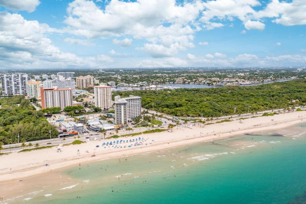 The Purple Pelican Beachfront With Ocean Balcony Unit 2 Fort Lauderdale Exteriör bild